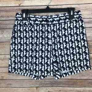 Talbots 2P Hula Girl Blue Print Chino Shorts B75